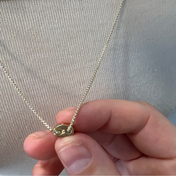 NWOT KENDRA SCOTT Brushed Gold Adjustable Chain Necklace - Picture 3 of 8